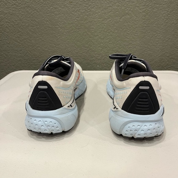 Brooks Adrenaline 21 White Blue Orange Running Shoes Sneakers Womens Size 10B - Picture 5 of 9